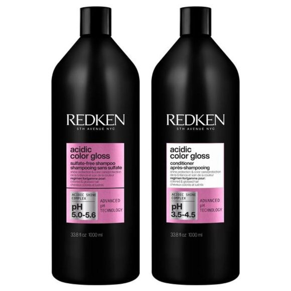 Redken Other - REDKEN ACIDIC COLOR GLOSS SHAMPOO AND CONDITIONER! LITER SIZE!